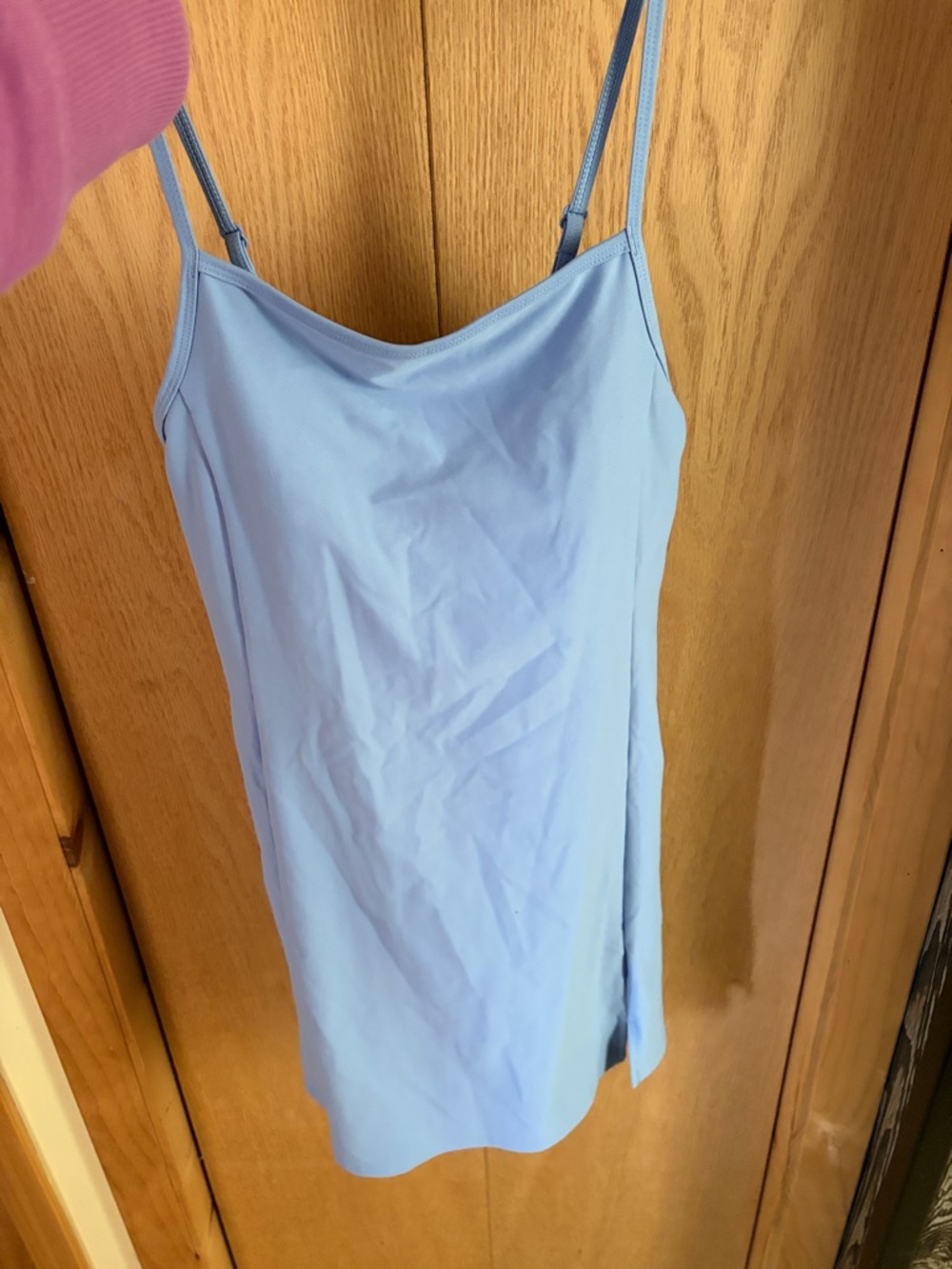 Old Navy Light Blue Spaghetti Strap Slip Dress